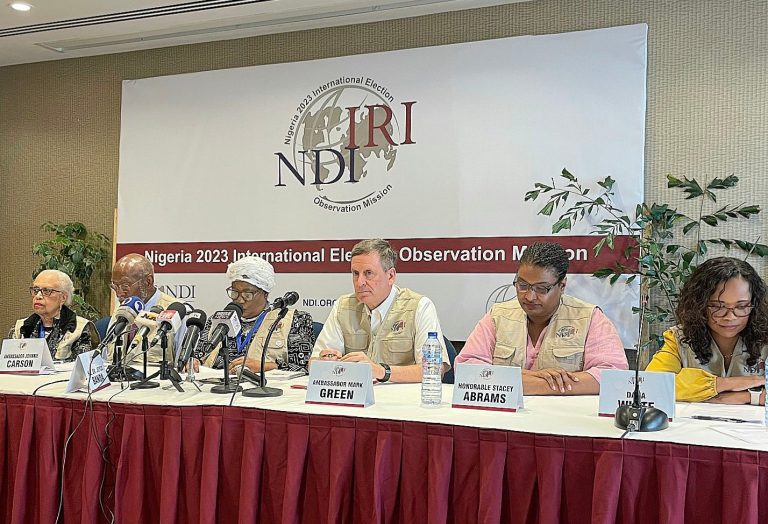 NDI/IRI observers say presidential election is below expectation