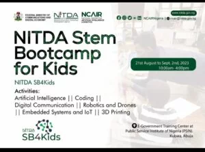 NITDA to commence kids STEM Bootcamp in FCT, Jigawa, Rivers