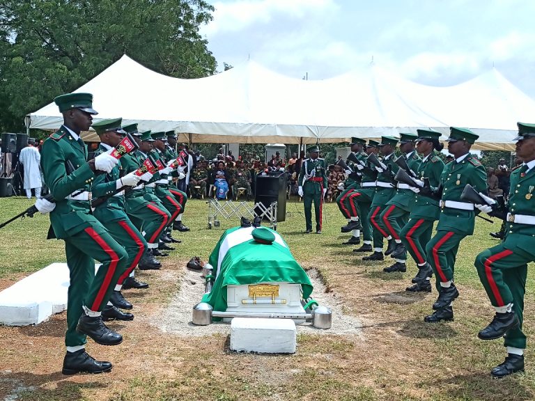 Nigerian army buries former Defence Spokesman, Onyeuko