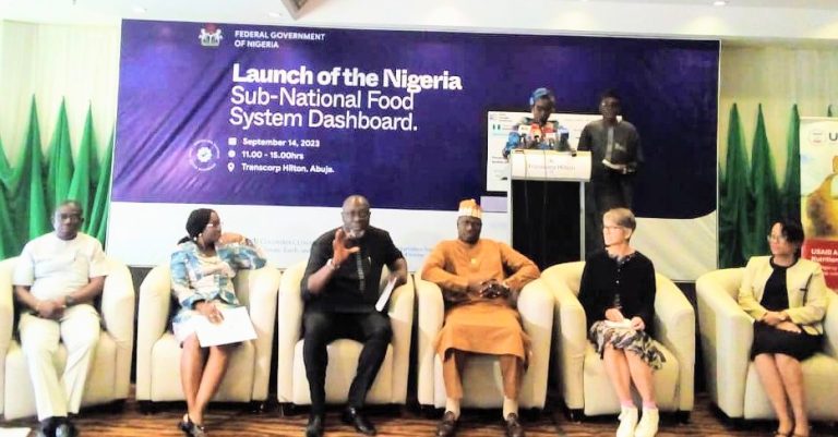 FG inaugurates sub-national food system’s dashboard for policy actions