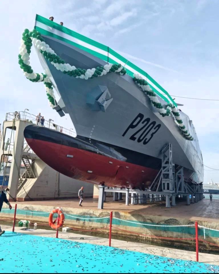 Nigerian Navy inaugurates new offshore patrol vessel