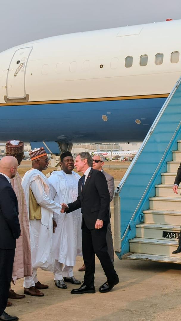 Breaking: Tuggar receives US Secretary of State Blinken in Abuja